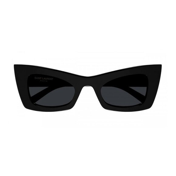 NEW SAINT LAURENT SUNGLASSES, CAT EYE BLACK WOMEN EYEWEAR SAINT LAURENT